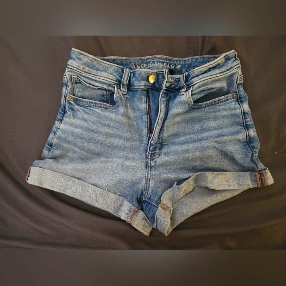American Eagle Denim Mom Shorts